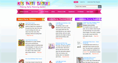 Desktop Screenshot of kidspartysupplies.net